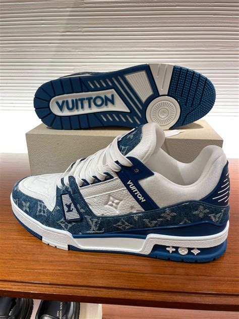 lv blue trainer|louis vuitton LV Trainer.